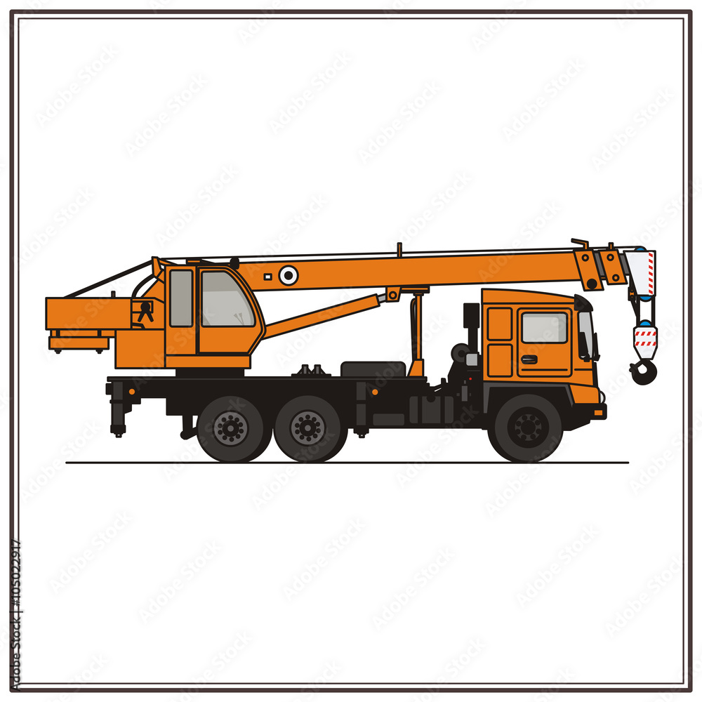 truck crane, construction equipment