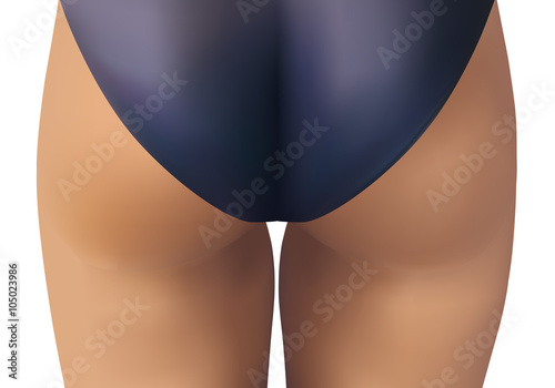 Maillot de bain - fesses