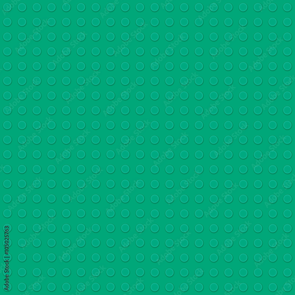 Green construction block texture. Vector Illustration