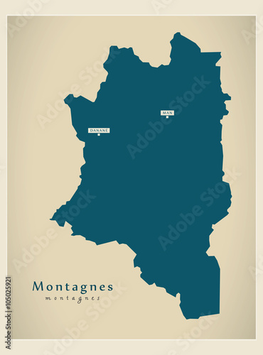 Modern Map - Montagnes CI