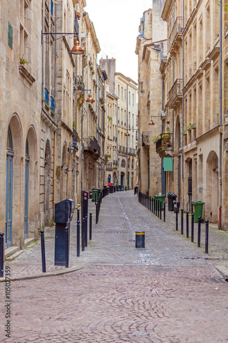 Pedestrian Street in Old City  Bordeaux