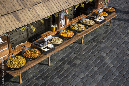 Selección de comida tradicional checa photo