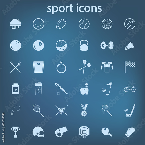 sport icon set