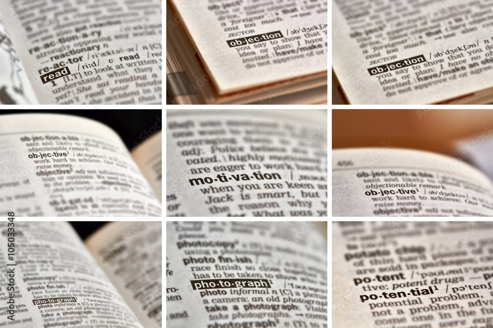 Fototapeta premium Education Learning Words Set (5 of 8)