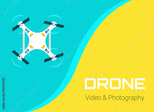 Vector Flat Drone