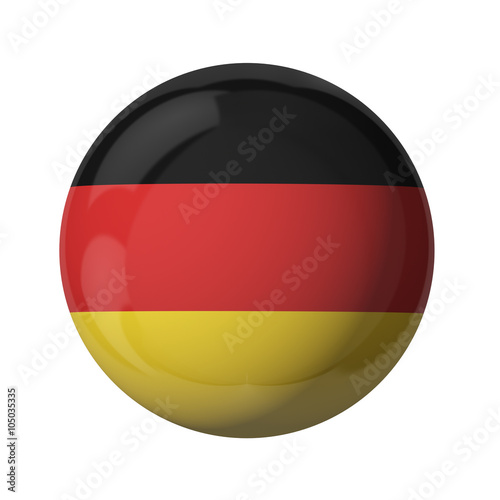 Free Download Germany flag, glassy ball - GFXLoad