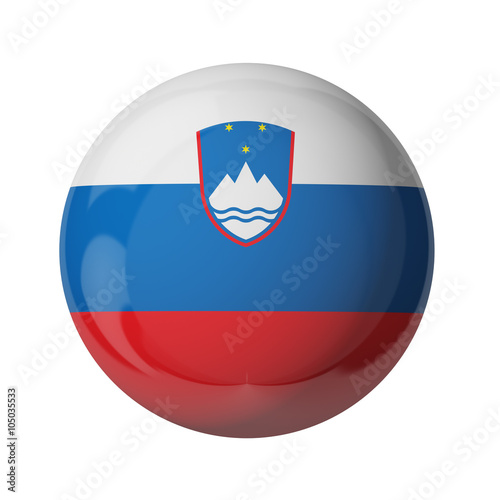 Free Download Slovenia flag, glassy ball - GFXLoad