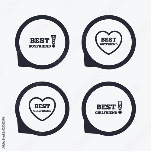 Best boyfriend and girlfriend icons.