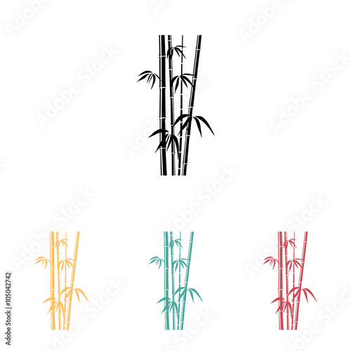 Fototapeta Naklejka Na Ścianę i Meble -  bamboo icon