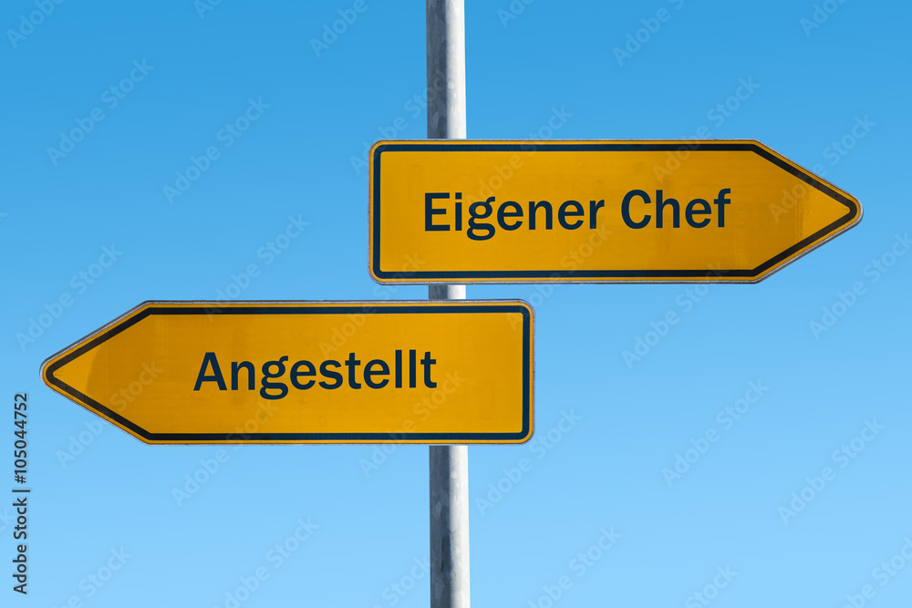 Schild 66_Eigener Chef