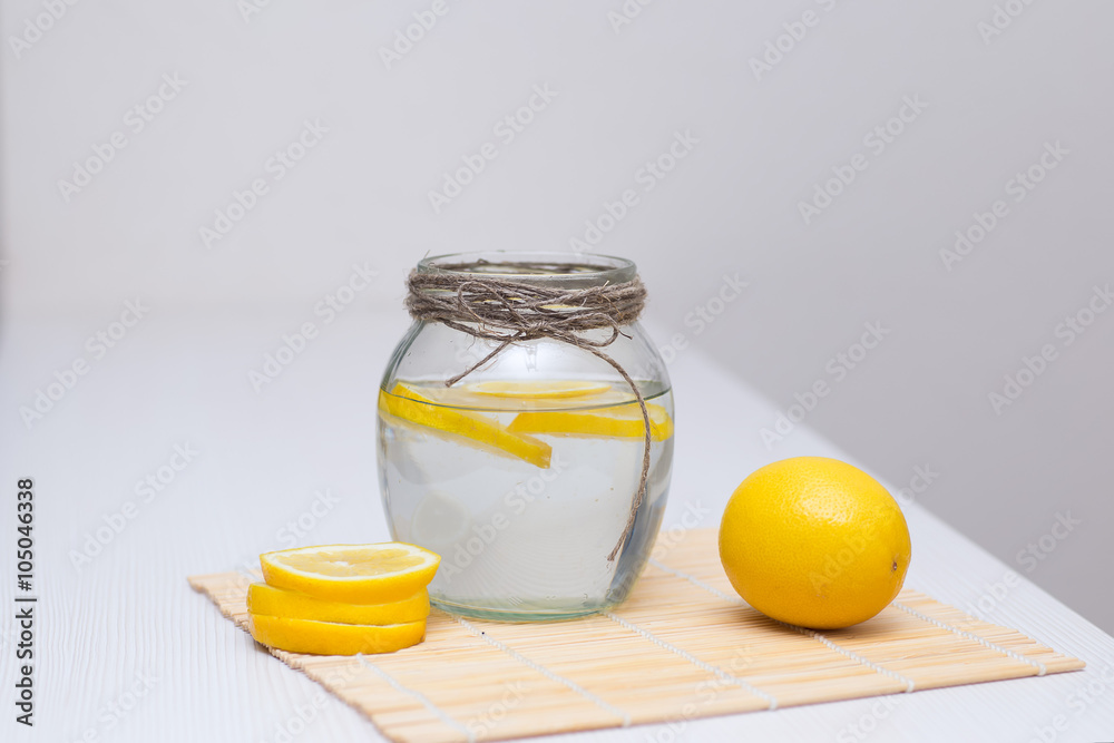 fresh lemons and water fresh lemons and water