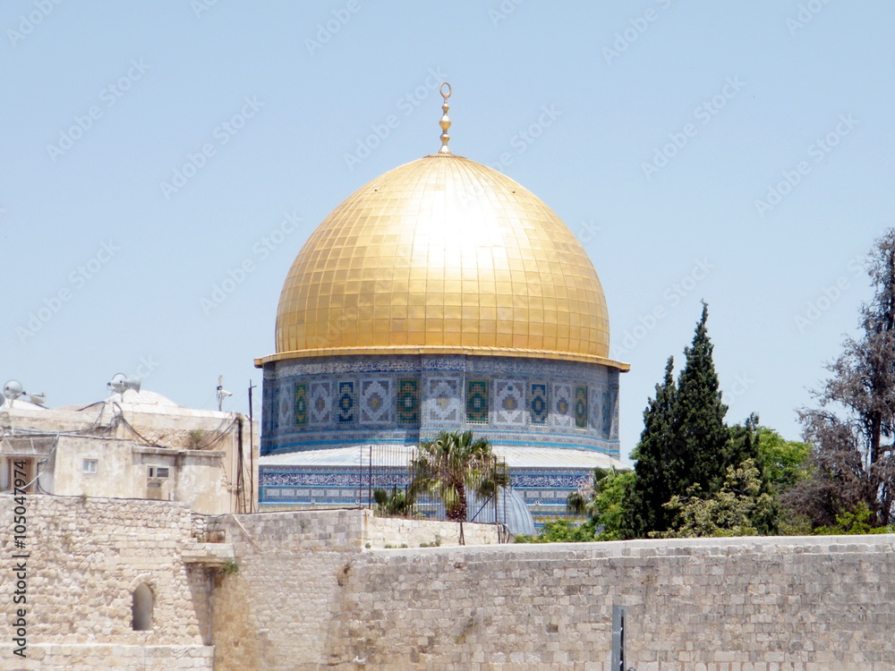 Jerusalem the dome of Rock Mosque 2010