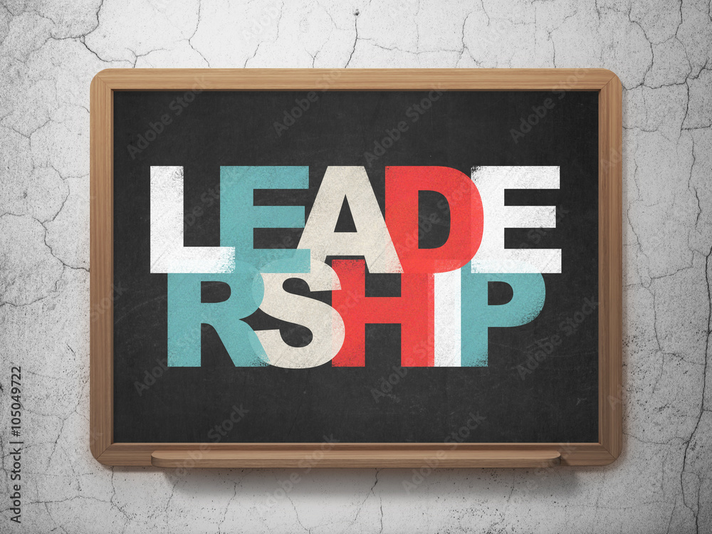 Finance concept: Leadership on School Board background