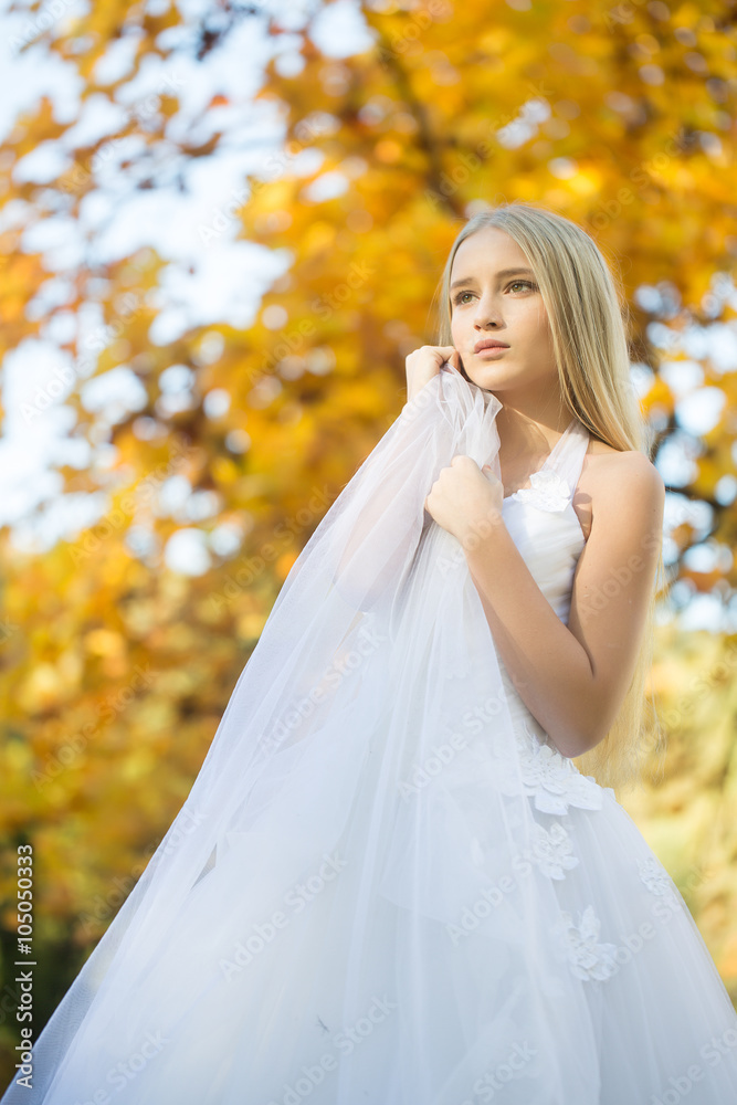 Beautiful autumn bride Beautiful autumn bride