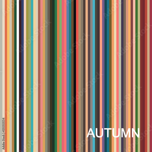 Stock vector seasonal color analysis palette for autumn type. Type of female appearance