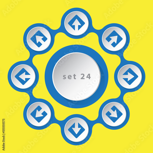 icons - arrows in eight directions