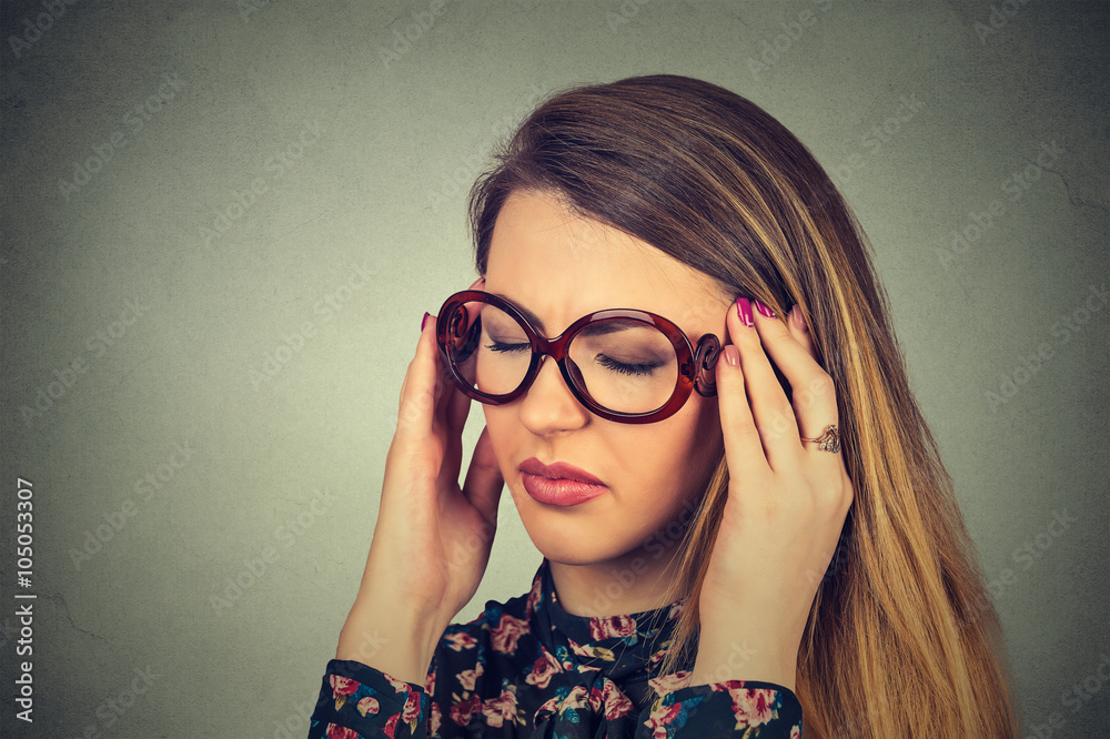 ad woman with worried stressed face expression ad woman with worried stressed face expression
