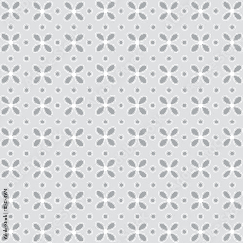 grey eyelet geometric pattern