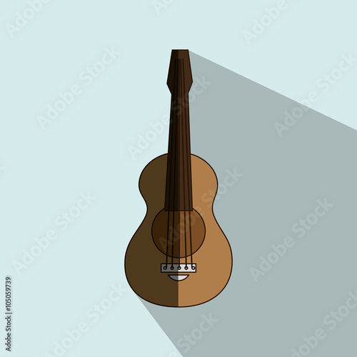 guitar isolated design 