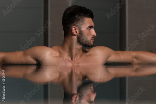 Relaxing In The Swimming Pool © Jale Ibrak