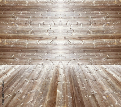 Wooden style floor stage an...