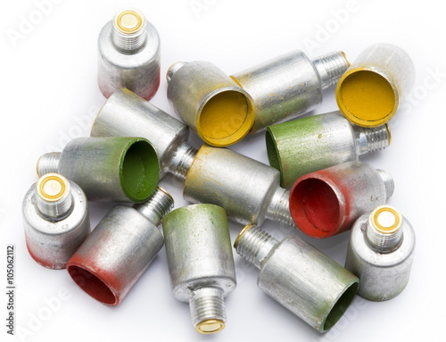 Color alarm cartridges for the flare gun