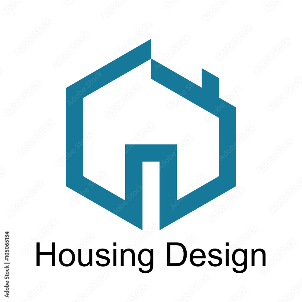 Abstract Housing Design Architectural Logo Template Abstract Housing Design Architectural Logo Template