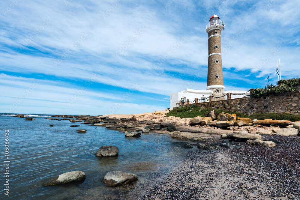Lighthouse in Jose Ignacio near Punta del Este, Uruguay