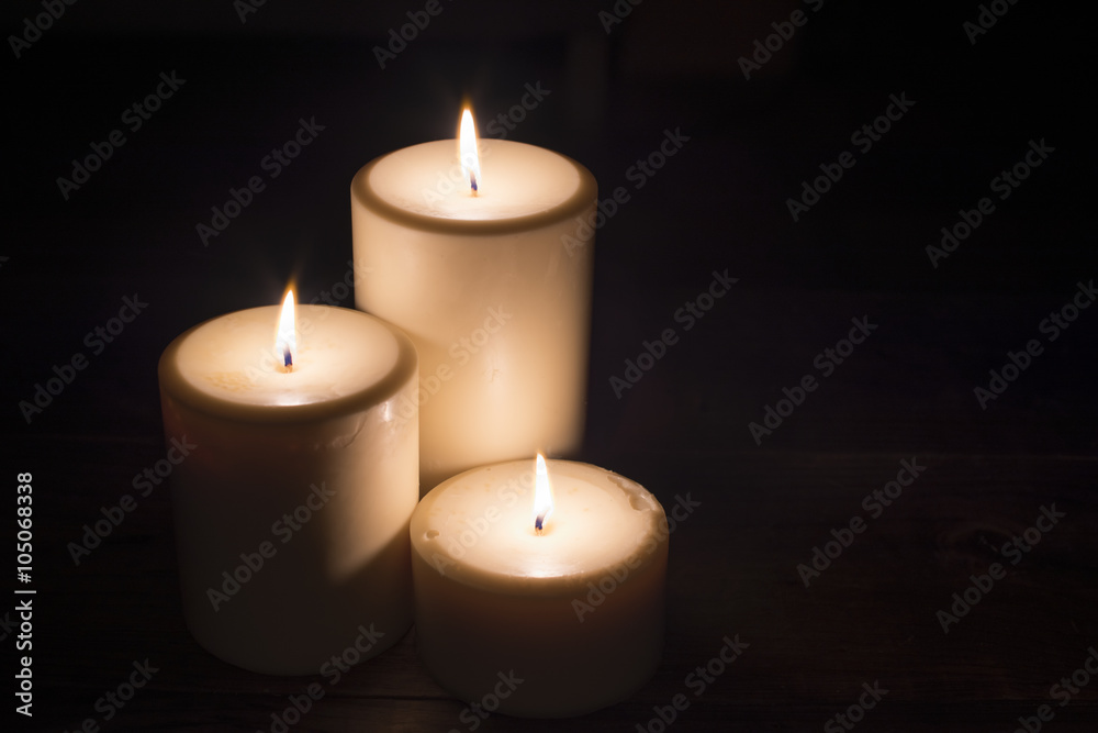 Three Pillar Candles Three Pillar Candles