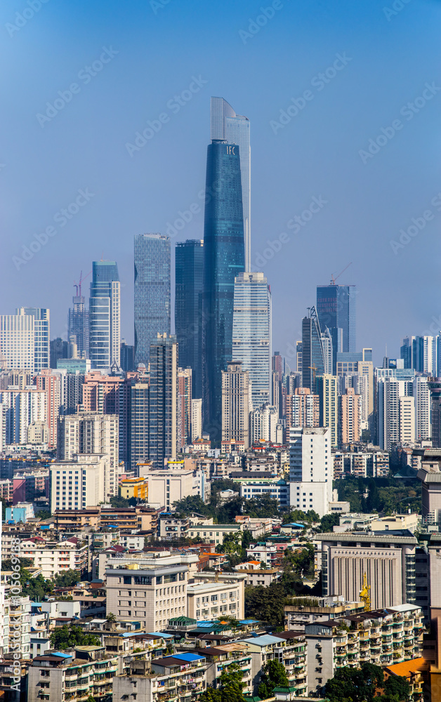 Landscape of Guangzhou city