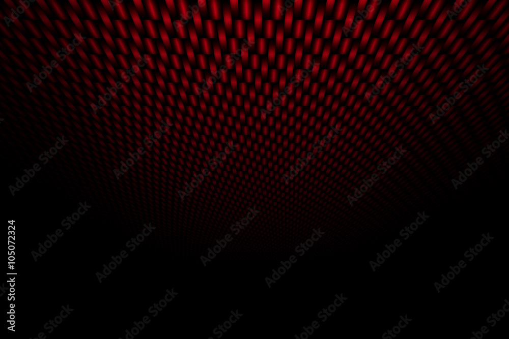 red curve carbon fiber on the black shadow. red curve carbon fiber on the black shadow.