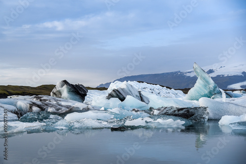 Jokulsarlon glacier lagoon in Iceland
