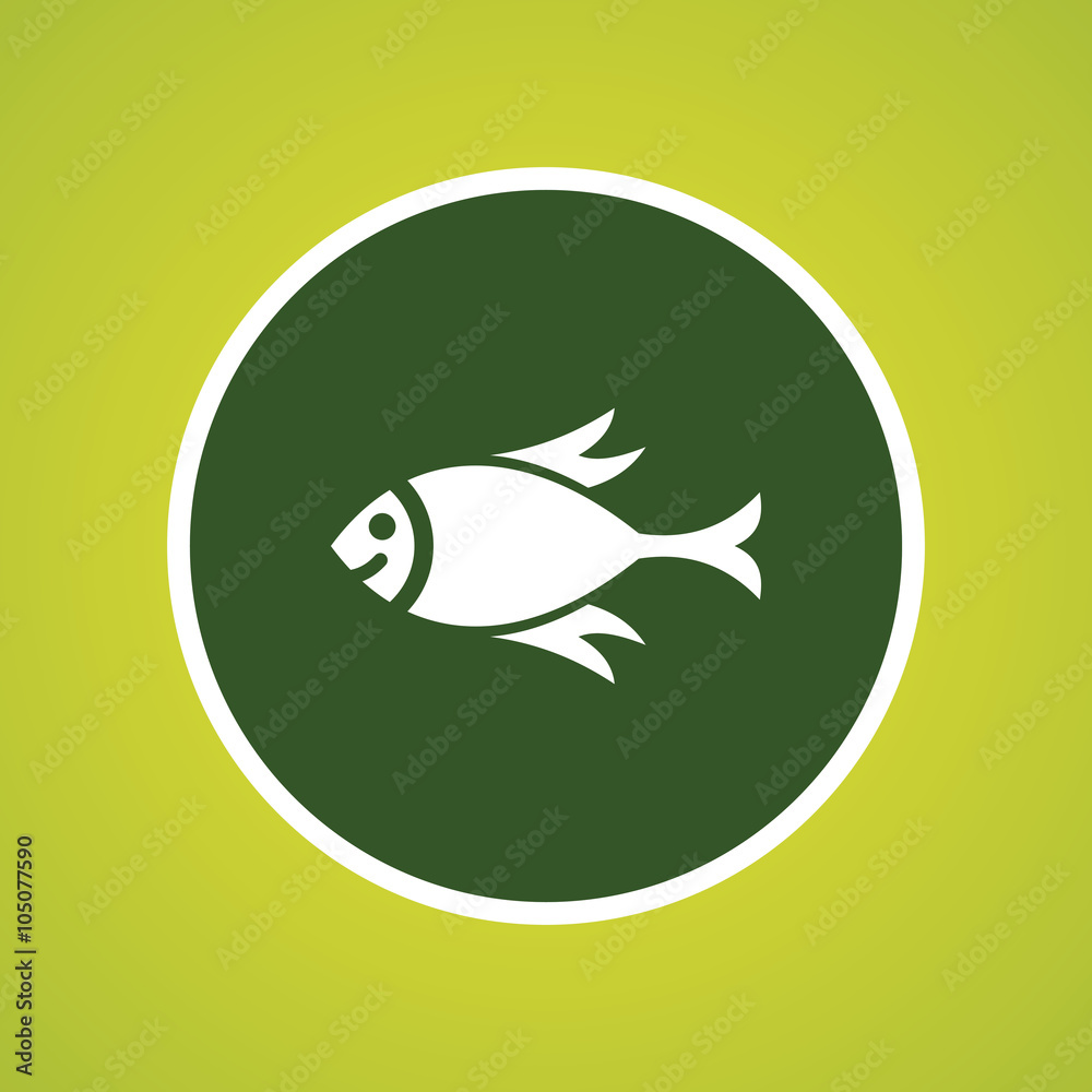 Obraz premium Fish Icon