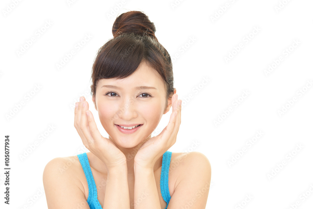 笑顔の女性 笑顔の女性