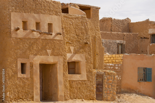 The ruins of ancient African Berber city fortress, Egypt