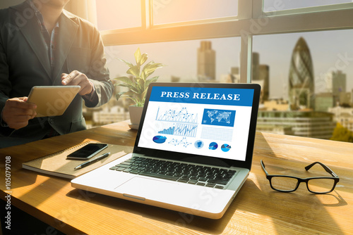 Press Release  concept