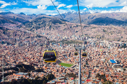 Cable car, LaPaz photo