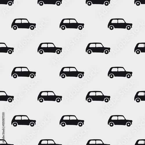 seamless car pattern