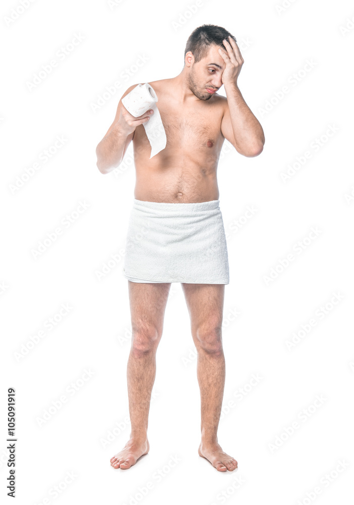 Fototapeta premium Bare man standing