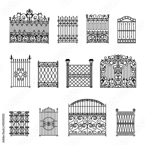 Decorative Fences Set