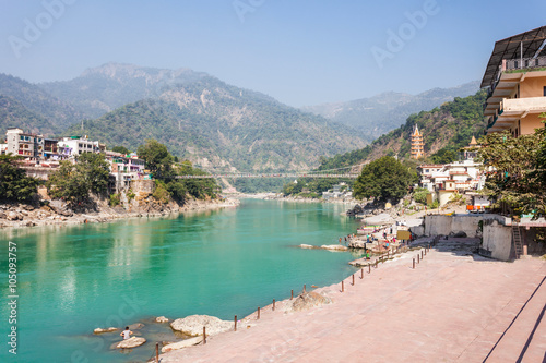 Rishikesh in India photo