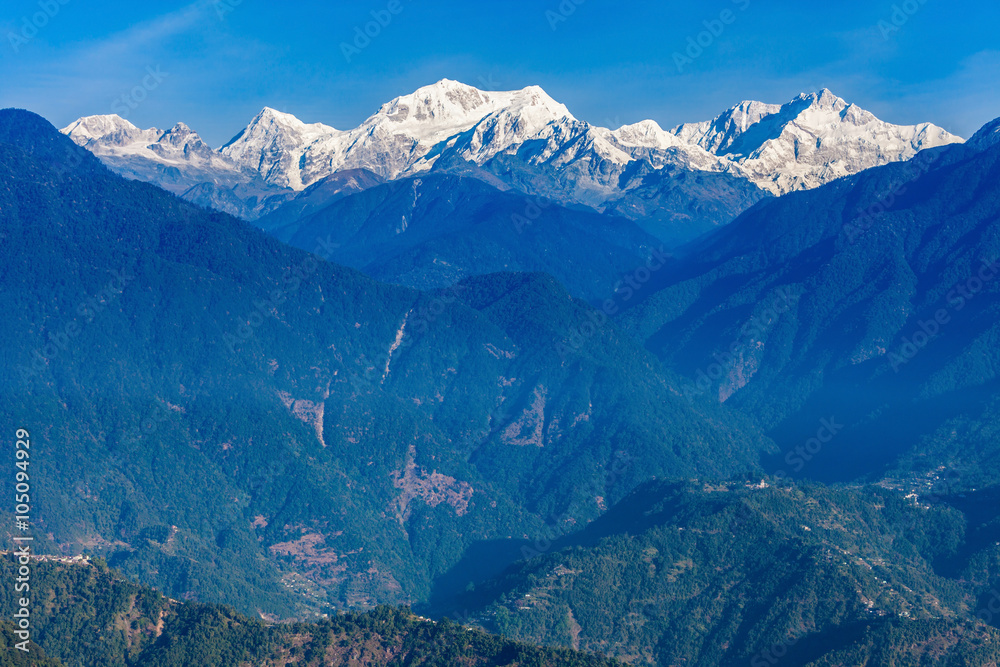 Fototapeta premium Kangchenjunga mountain view