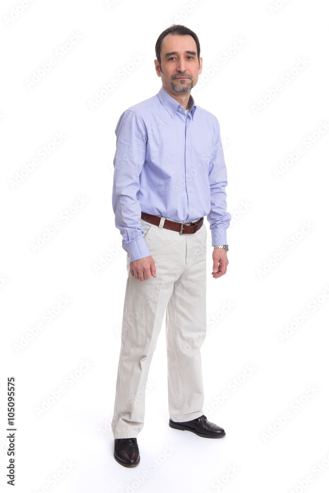 Business man is in full length Business man is in full length