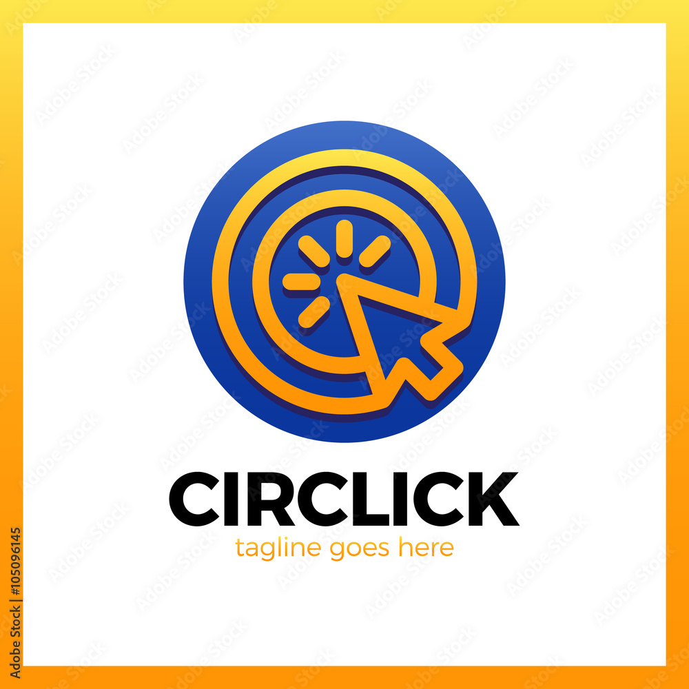 Circle Arrow Click Logo Circle Arrow Click Logo