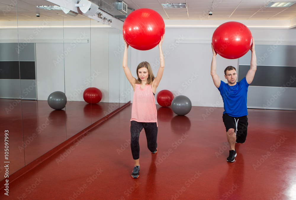 Fototapeta premium people at the gym 