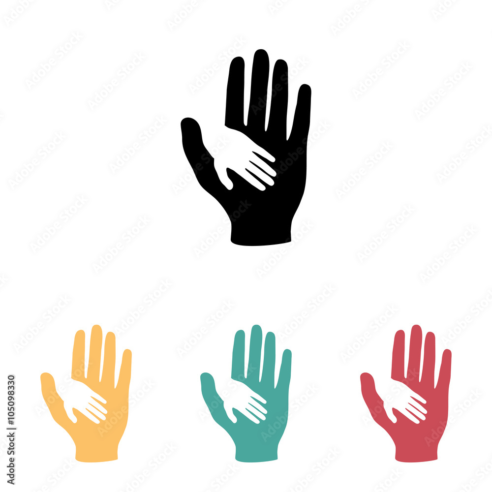 Helping hands  icon