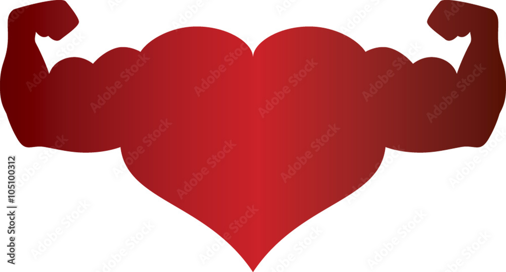Graphic of red heart