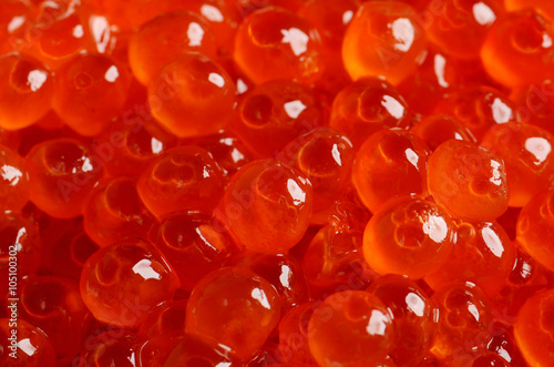 red caviar on the full background