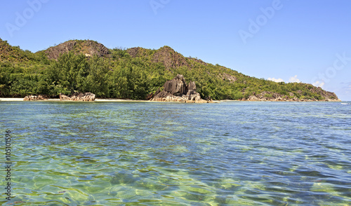 Fototapeta Naklejka Na Ścianę i Meble -  Beautiful Curieuse Island in Indian Ocean.