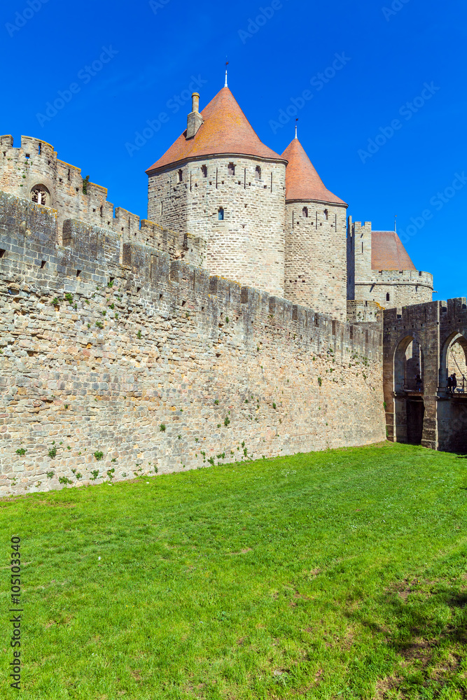 Towers of Medieval Castle, Carcassonne